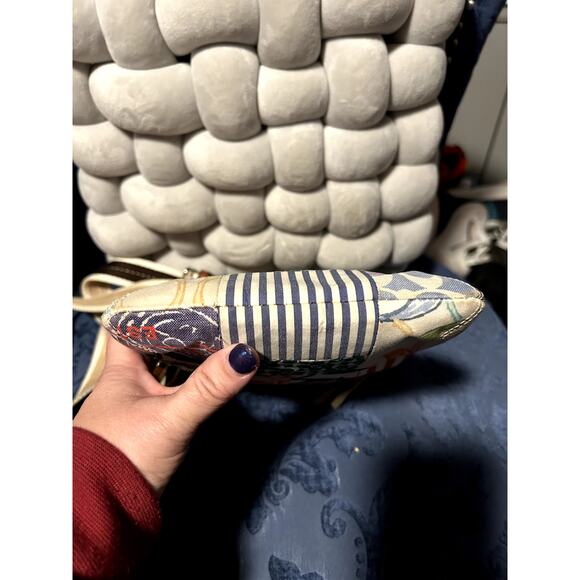 Coach Bohemian Patchwork Crossbody with Poppy Tags - Picture 4 of 10